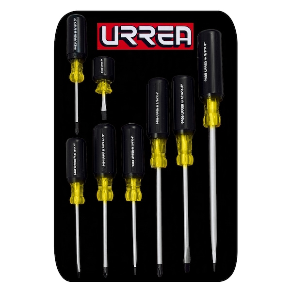 Cushion Grip Screwdriver, Set of 8 Pieces